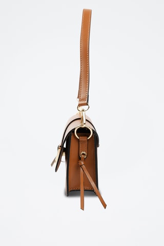 Borsa a spalla in pelle - Marrone