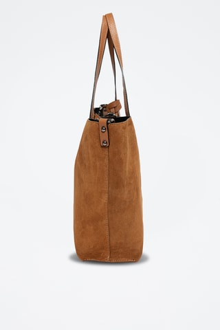 Borsa a spalla in pelle Venosta - Marrone