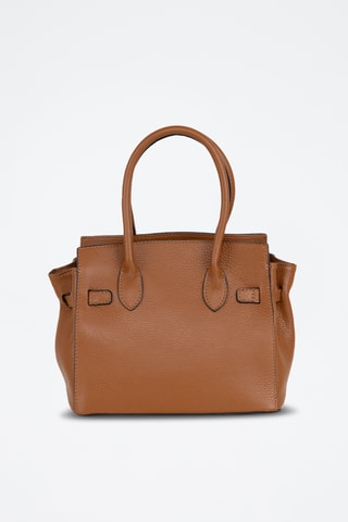 Borsa a mano in pelle Fraccaroli - Marrone