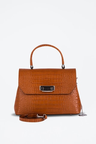 Borsa a mano in pelle Tintoretto - Marrone