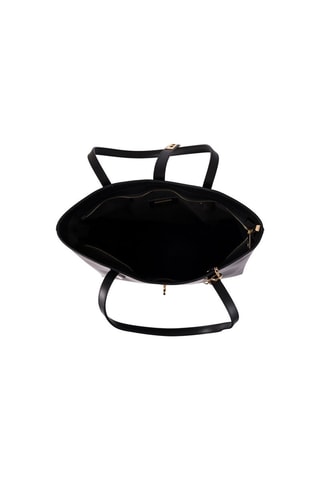 Shopping bag in pelle Como - Nero