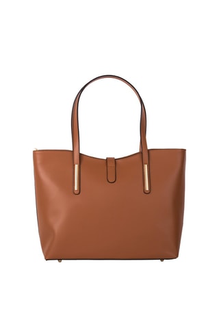 Shopping bag in pelle Como - Marrone