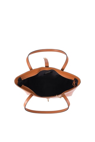 Shopping bag in pelle Como - Marrone
