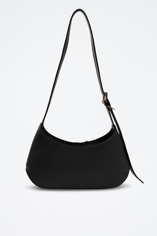 Sac bandoulière en cuir Sorra - Noir