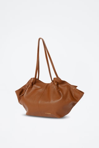 Shopping bag in pelle Conza - Marrone
