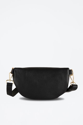 Borsa a tracolla in pelle Perugino - Nero