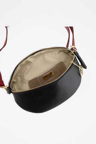 Borsa a tracolla in pelle Perugino - Nero