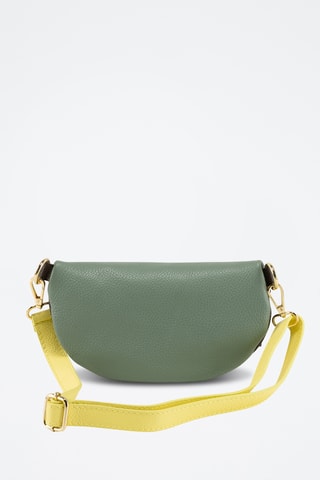 Borsa a tracolla in pelle Perugino - Marrone