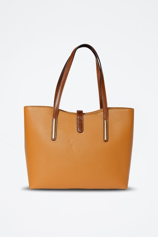 Shopping bag in pelle Gaffurio - Marrone