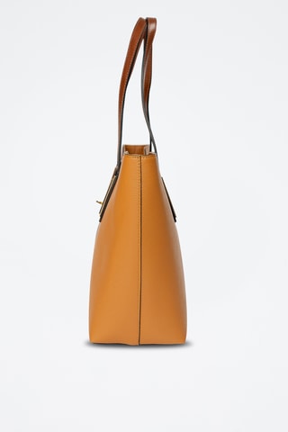 Shopping bag in pelle Gaffurio - Marrone