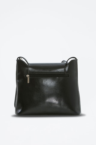 Sac bandoulière en cuir Pomarance - Noir