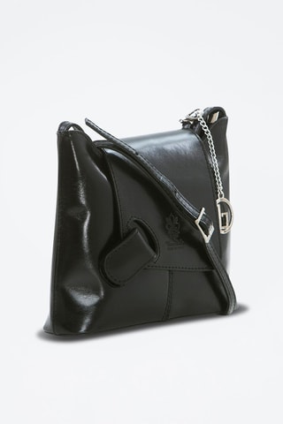 Sac bandoulière en cuir Pomarance - Noir