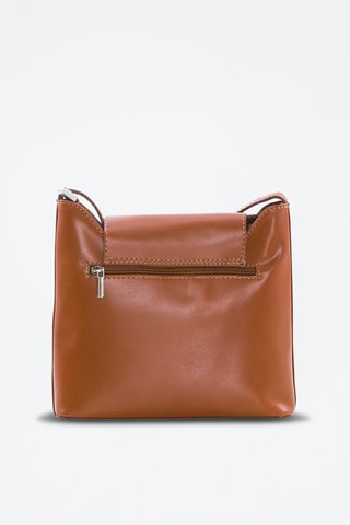 Sac bandoulière en cuir Pomarance - Marron