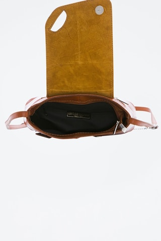 Sac bandoulière en cuir Pomarance - Marron