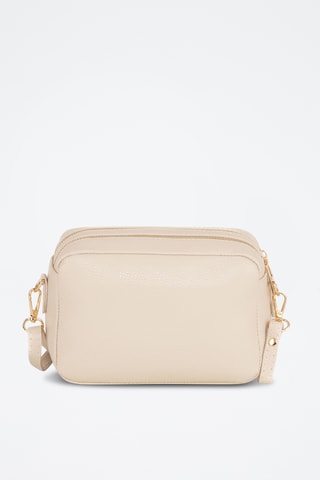 Sac bandoulière en cuir Astolfo - Beige