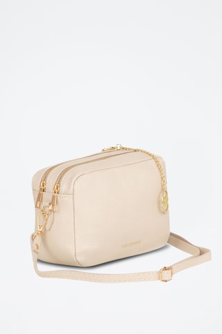 Sac bandoulière en cuir Astolfo - Beige