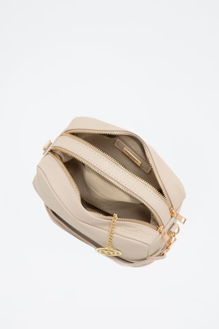 Sac bandoulière en cuir Astolfo - Beige