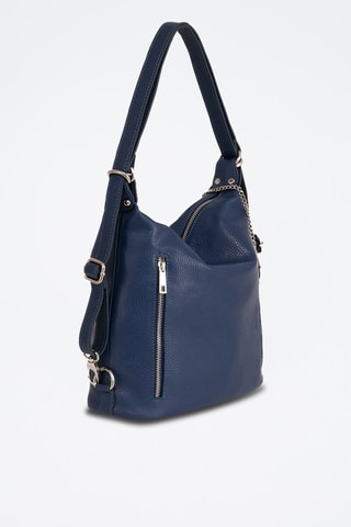 Borsa a spalla in pelle Giulianova - Blu