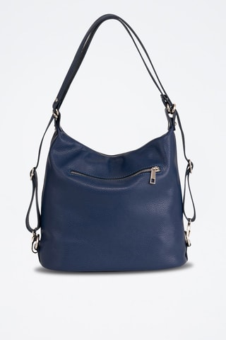 Borsa a spalla in pelle Giulianova - Blu