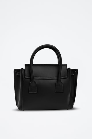 Borsa a mano in pelle - Nero