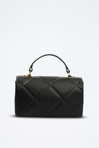 Borsa a mano in pelle - Nero