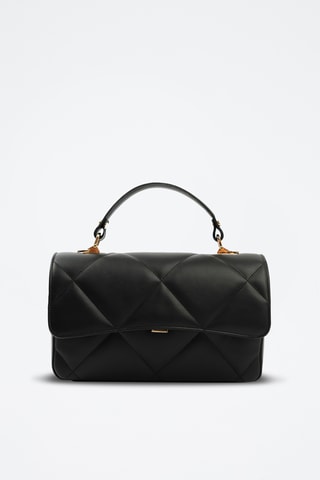 Borsa a mano in pelle - Nero