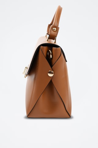 Borsa a mano in pelle - Marrone