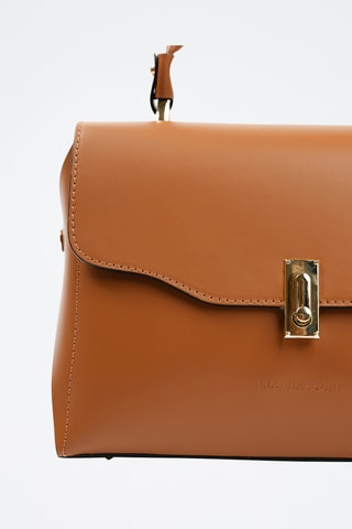 Borsa a mano in pelle - Marrone