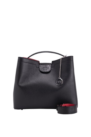 Borsa a mano in pelle Alassio - Dorato e nero
