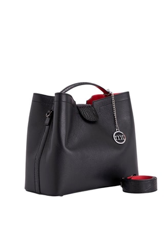 Borsa a mano in pelle Alassio - Dorato e nero