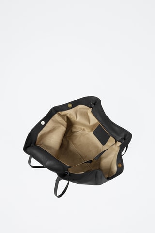 Shopping bag in pelle Conza - Nero