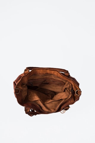 Shopping bag in pelle Comasina - Marrone