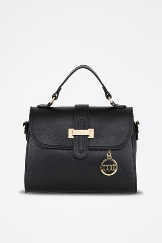 Borsa a mano in pelle Diomede - Nero