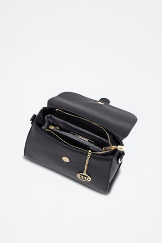 Borsa a mano in pelle Diomede - Nero