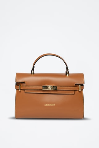 Borsa a mano in pelle Venosta - Marrone