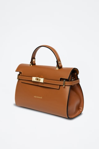 Borsa a mano in pelle Venosta - Marrone