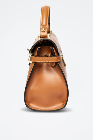 Borsa a mano in pelle Venosta - Marrone
