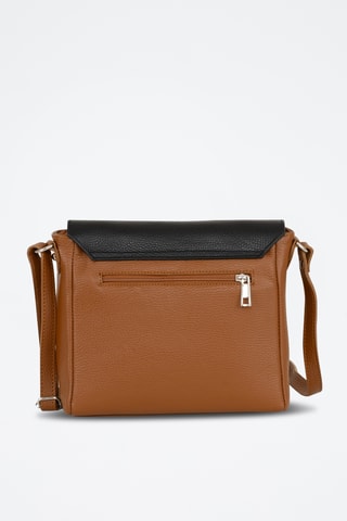 Sac bandoulière en cuir Zanzur - Marron
