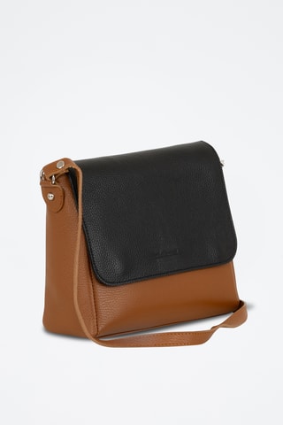 Sac bandoulière en cuir Zanzur - Marron