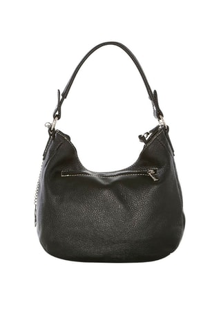 Borsa a spalla in pelle Molise - Nero