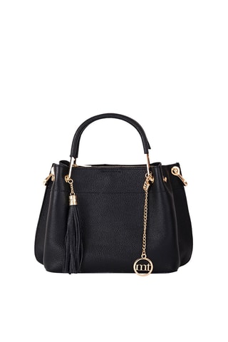 Borsa a mano in pelle Garda - Nero