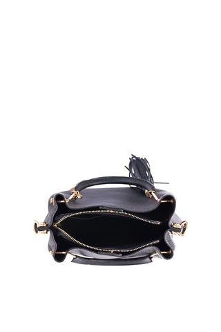 Borsa a mano in pelle Garda - Nero