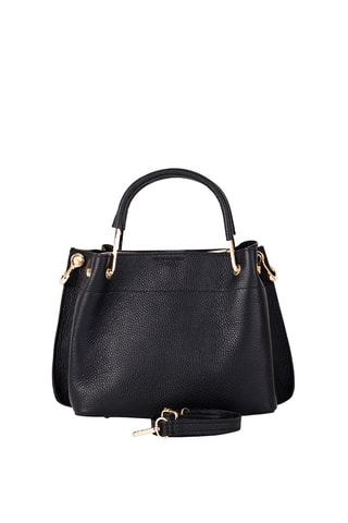Borsa a mano in pelle Garda - Nero