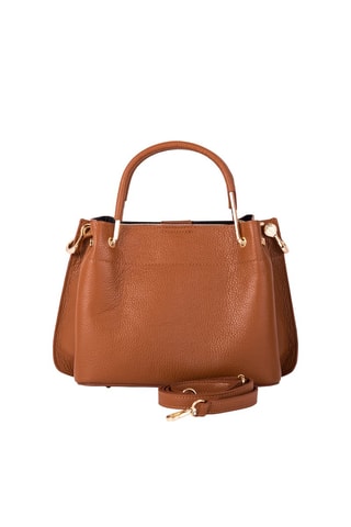 Borsa a mano in pelle Garda - Marrone