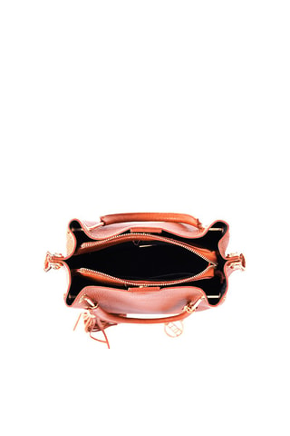 Borsa a mano in pelle Garda - Marrone