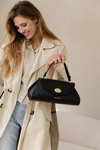 Borsa a mano in pelle Bardelli - Nero