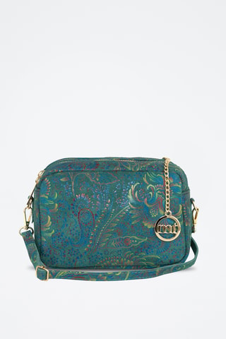 Borsa a tracolla in pelle Zamagna - Verde