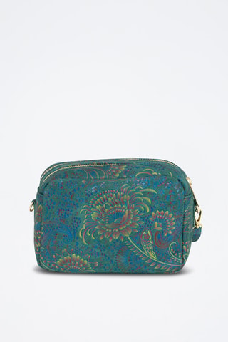 Borsa a tracolla in pelle Zamagna - Verde