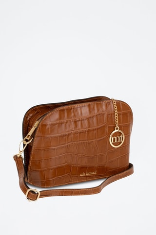 Borsa a tracolla in pelle - Marrone
