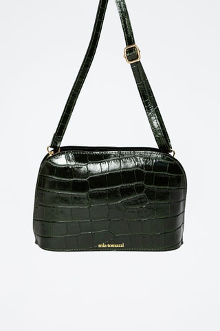 Borsa a tracolla in pelle - Verde